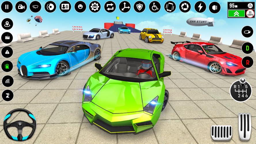 GT Car Stunt : Ramp Car Stunts Captura de tela 2