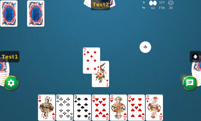 Schermata Belka 2 online card game 2