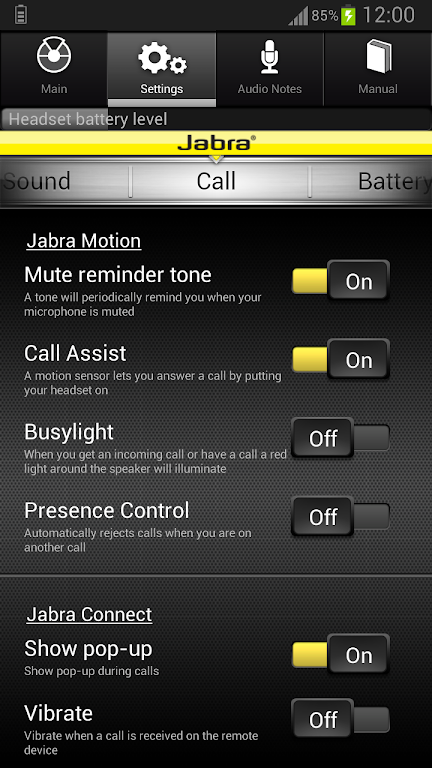 Jabra CONNECT Screenshot 2