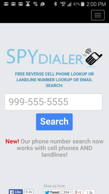 Spy Dialer Screenshot 0