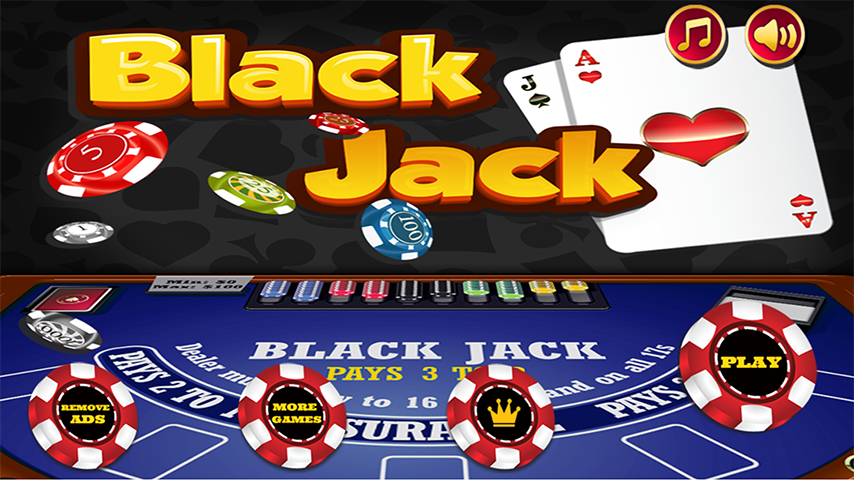 Blackjack 21 Black Jack Table 螢幕截圖 2