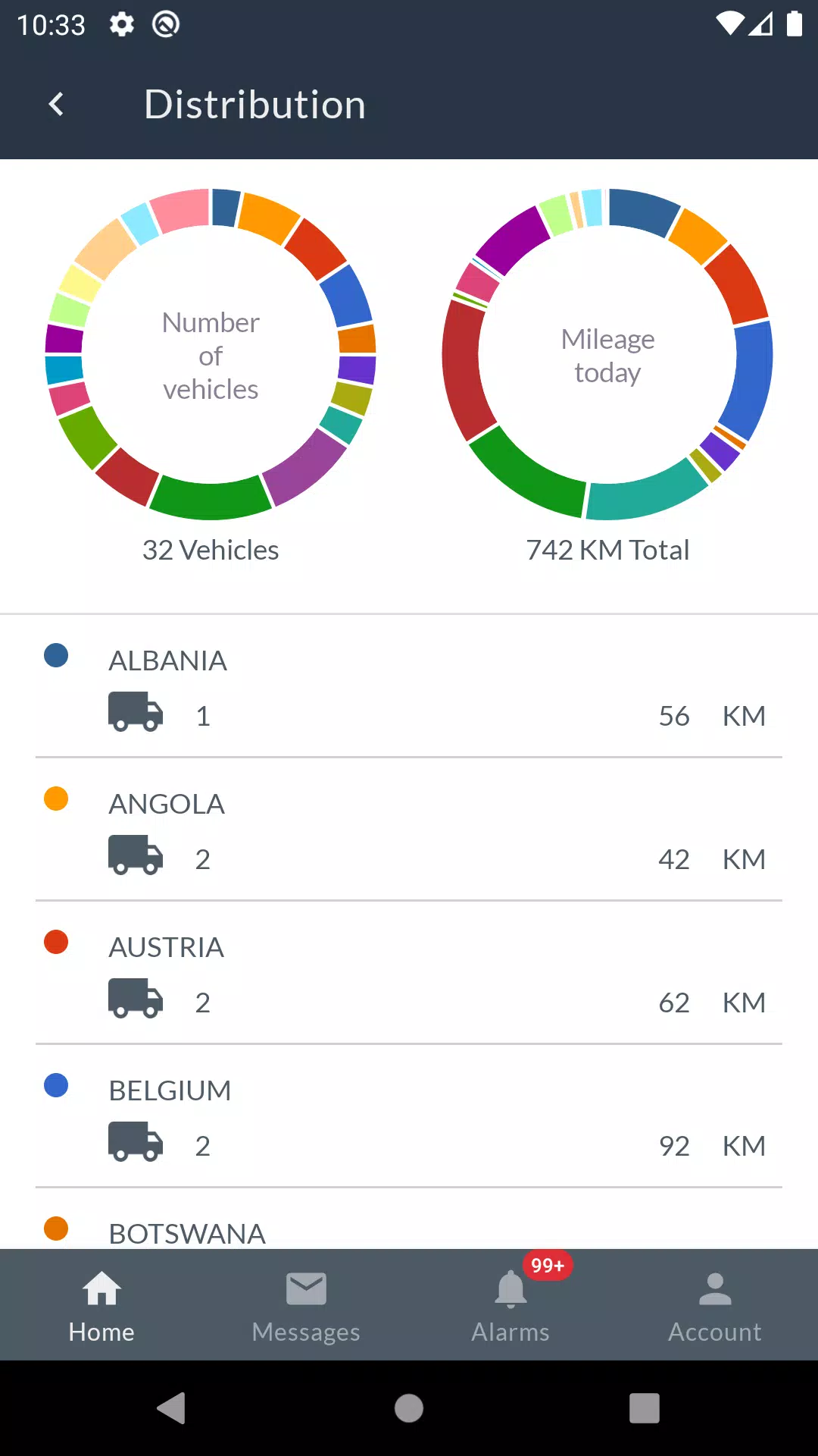 Frotcom Fleet Manager स्क्रीनशॉट 2