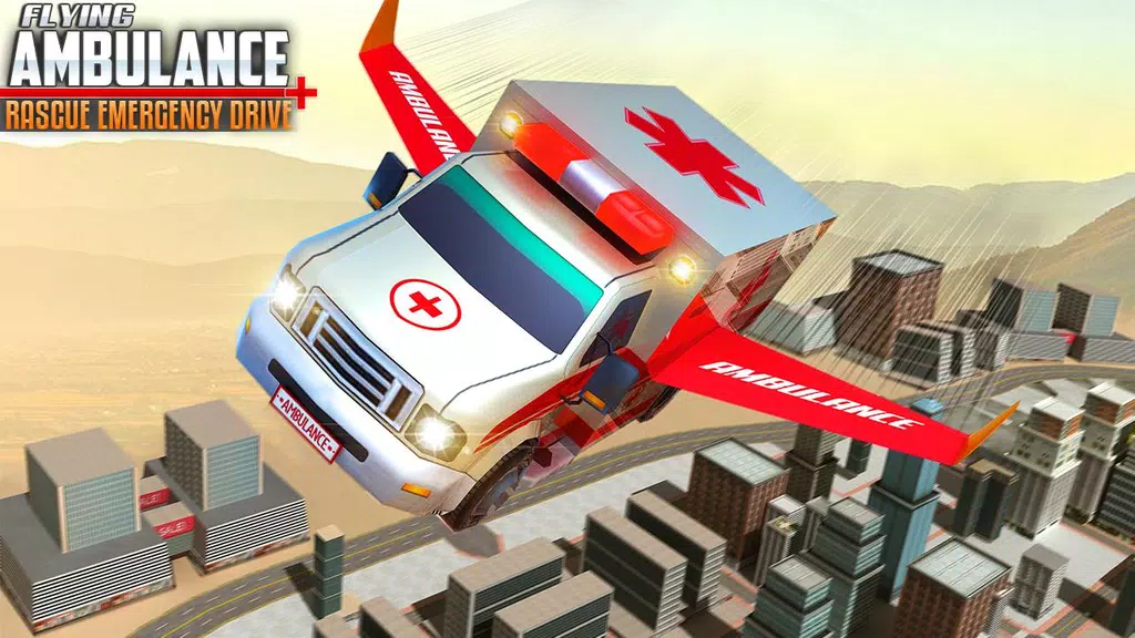 Flying Ambulance Rescue Drive Captura de tela 2