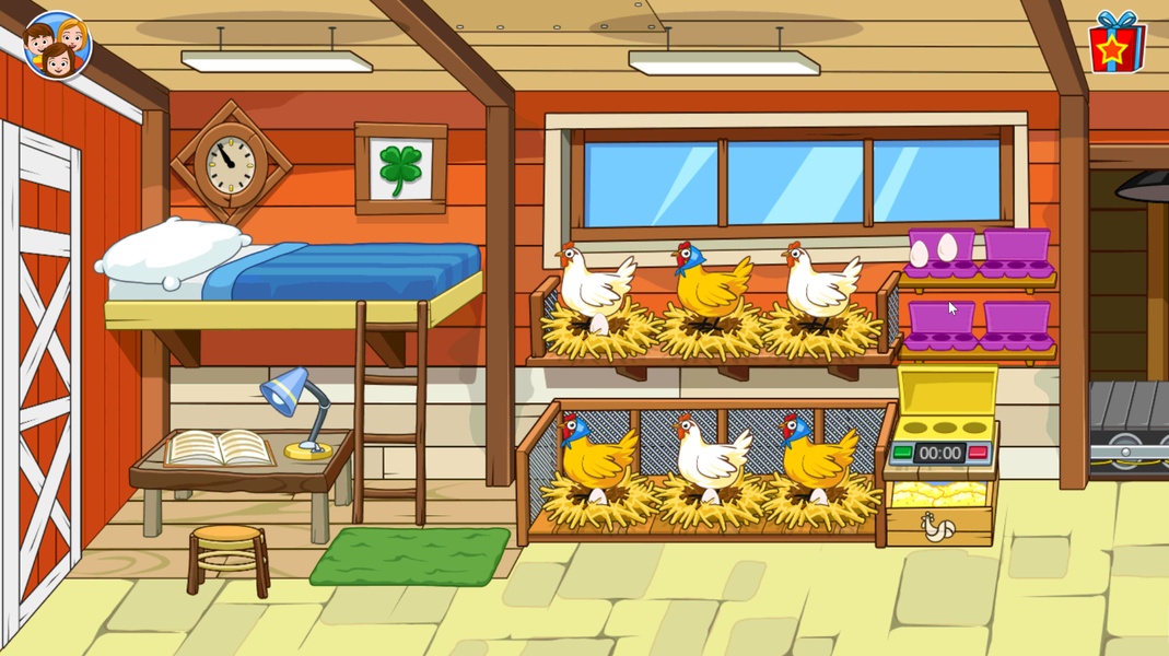 My Town Farm Animal game Tangkapan skrin 2