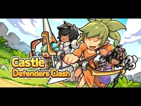 Castle Defenders Clash gameplay screenshot showing fantasy tower defense action