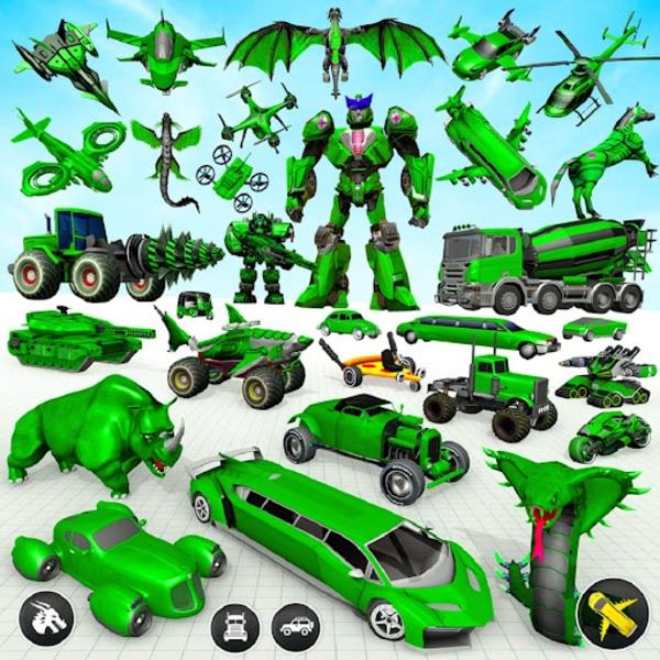 Army Robot Car Game:Robot Game Ảnh chụp màn hình 0