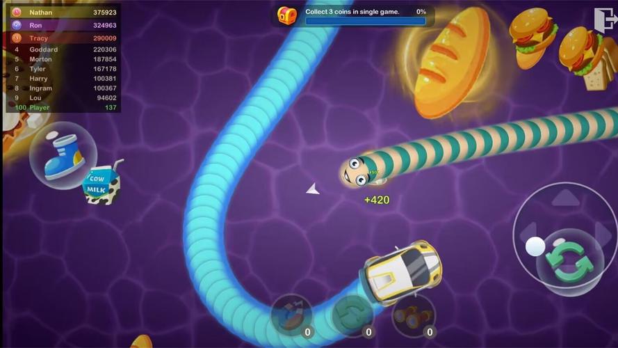 Slinky Snake: Worm.io Game应用截图第0张