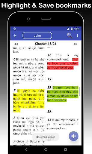 Yoruba & English Bible - With Full Offline Audio Captura de tela 2