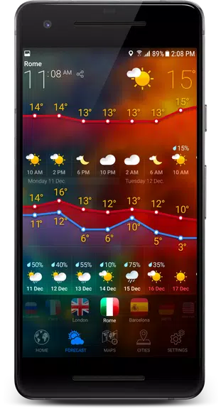 3D EARTH - weather forecast スクリーンショット 2