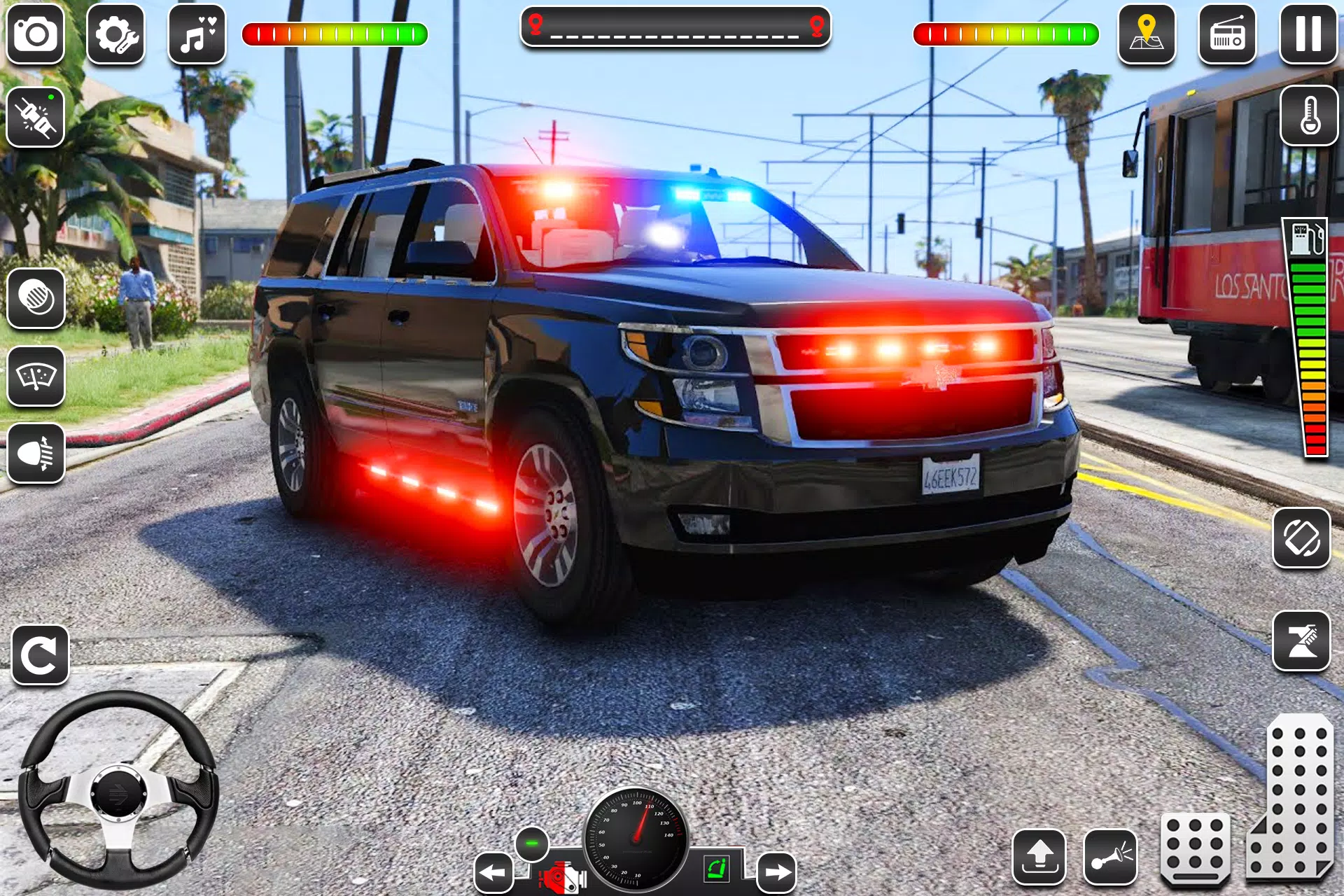 US Police Car Chase Game 3D ဖန်သားပြင်ဓာတ်ပုံ 3