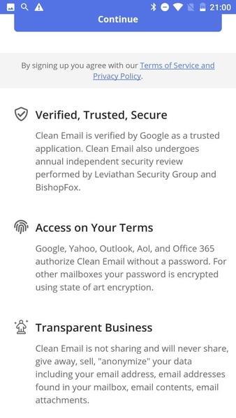 CleanEmail Ảnh chụp màn hình 2