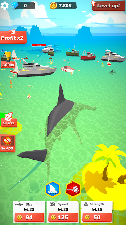 Idle Shark World Screenshot 2