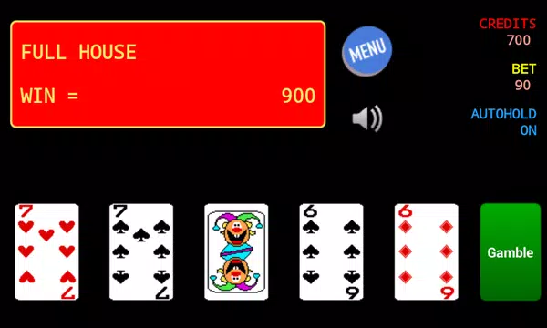 Jolly Card Poker Ảnh chụp màn hình 1