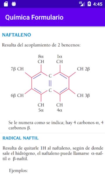 Química Formulario 螢幕截圖 0