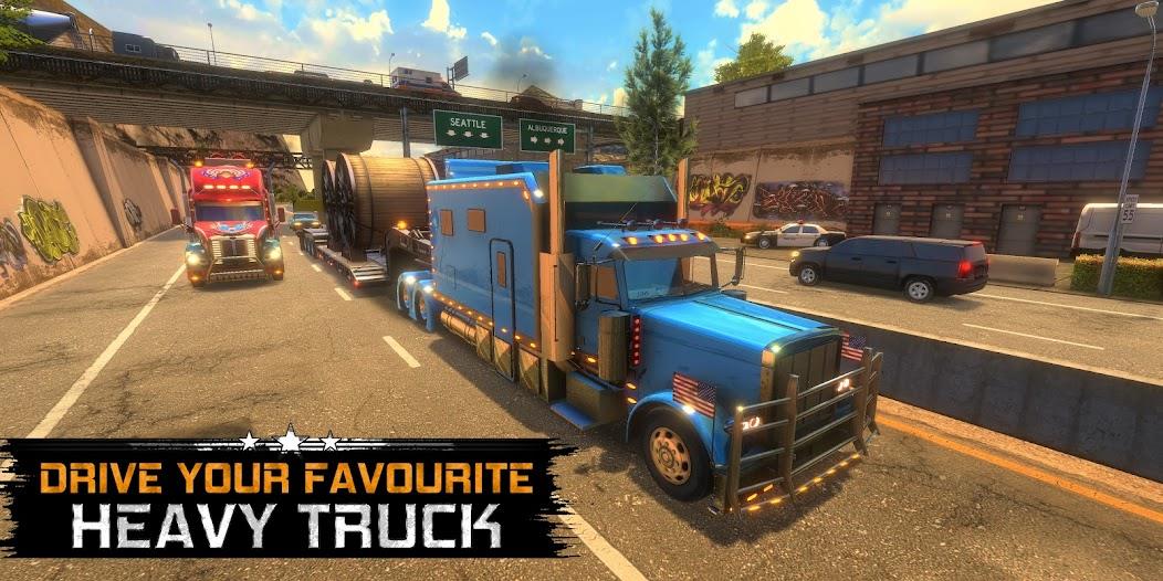 Truck Simulator USA Revolution Mod Ảnh chụp màn hình 0