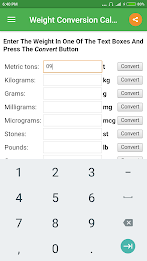 Weight Converter 螢幕截圖 0