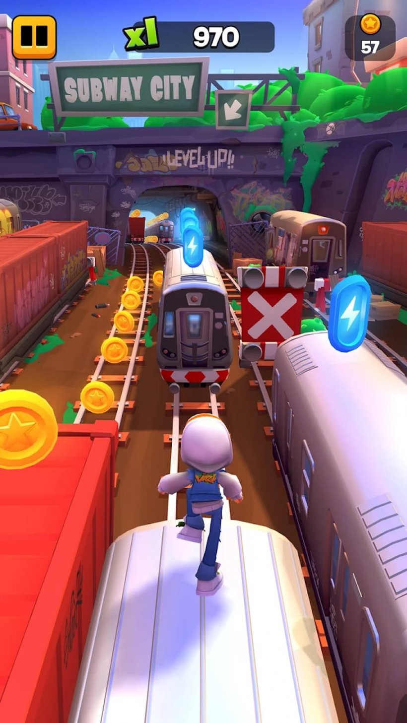 Screenshot from Subway Surfers Şehrinden ekran görüntüsü