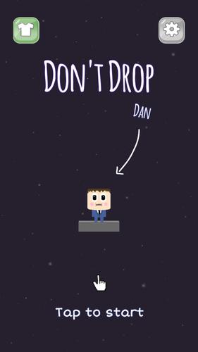 Don't Drop Dan: Tap to survive 螢幕截圖 0