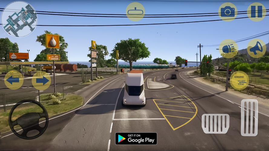 US Cargo Truck Games 3D Captura de tela 0