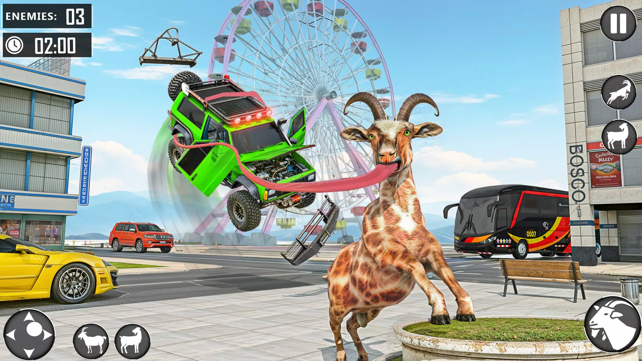 Angry Goat Fun Simulator 螢幕截圖 0
