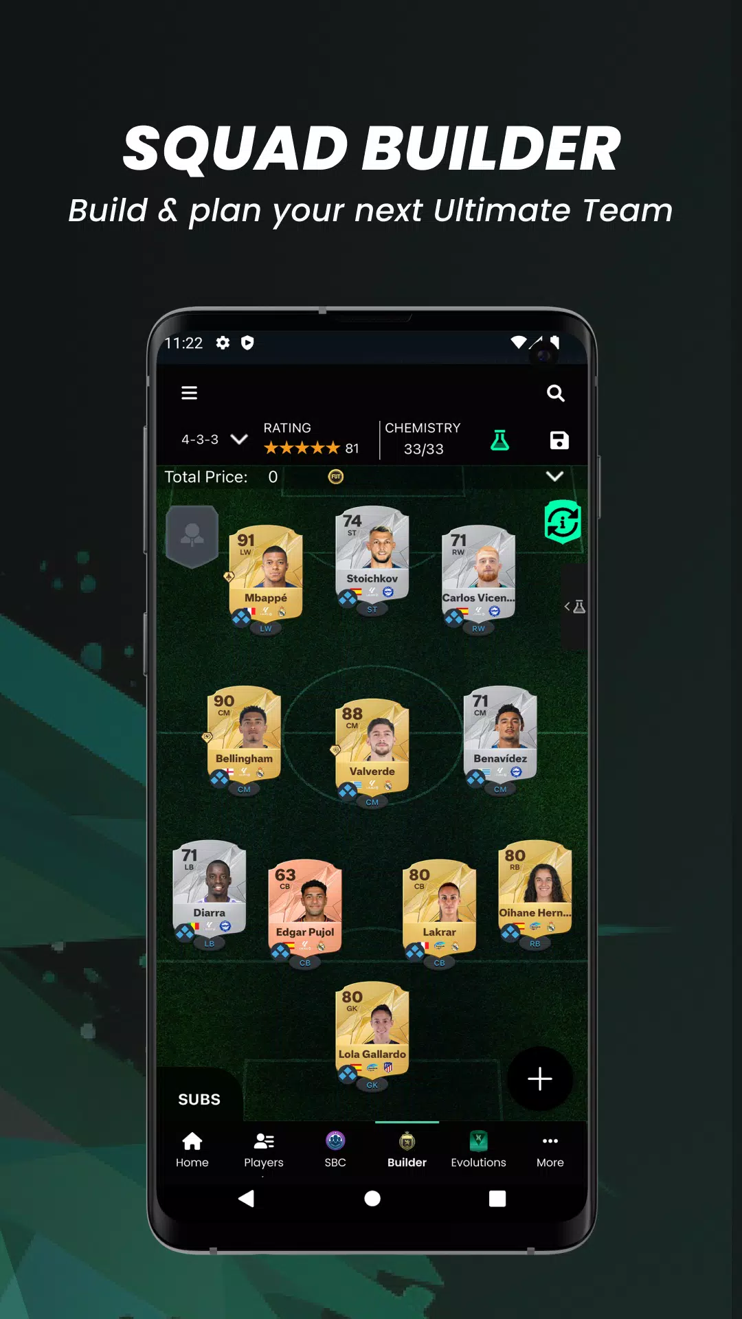 FUTBIN 24 Database & Draft Captura de pantalla 3