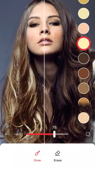 Hair Color Changer: Change you Schermafbeelding 0