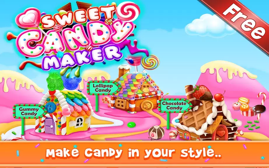 Sweet Candy Maker - Candy Game স্ক্রিনশট 0