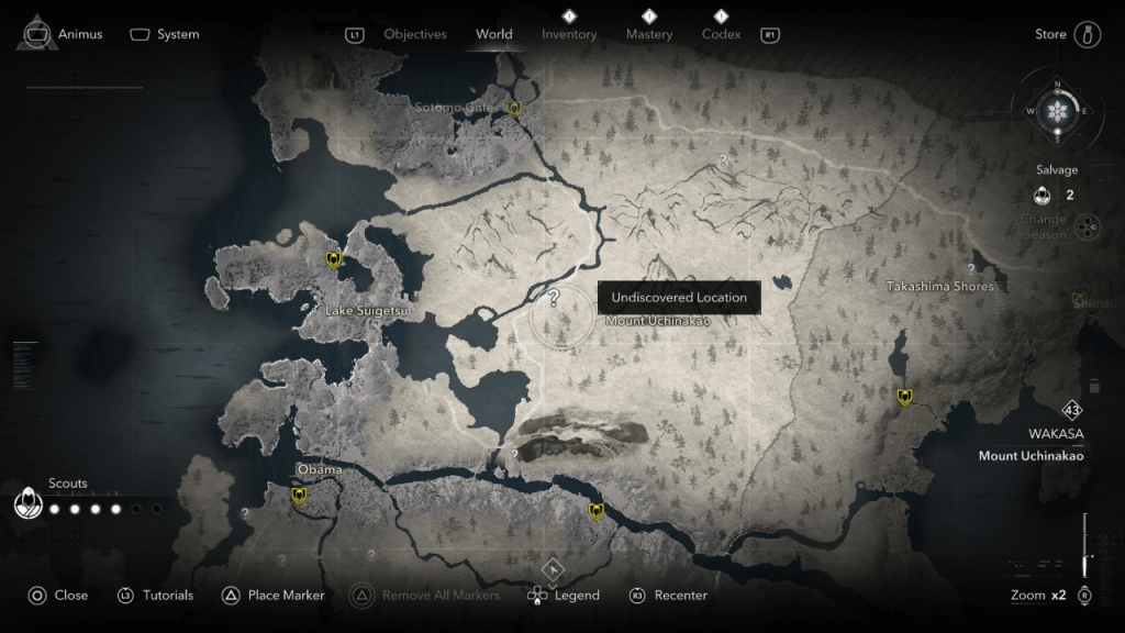 Wakasa Kakurega Locations