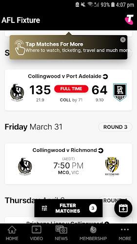 Collingwood Official App 螢幕截圖 3