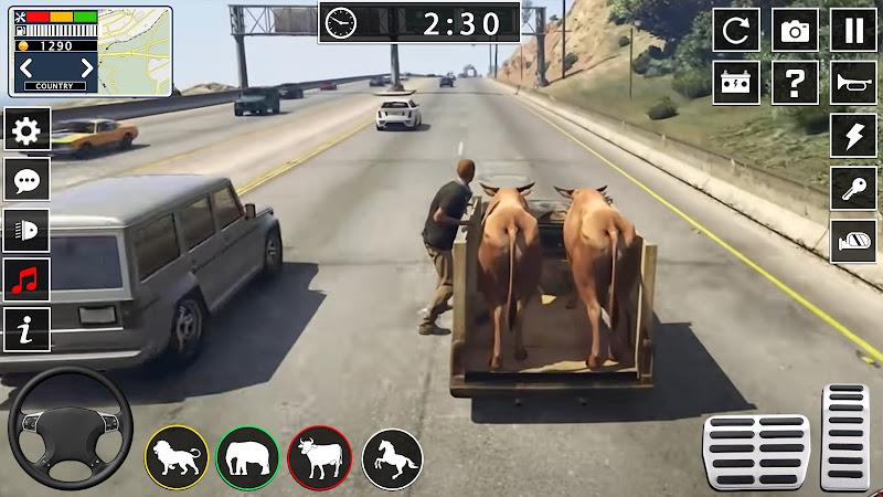 Animal transport truck games 스크린샷 3