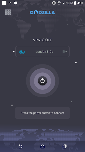 Godzilla VPN Capture d'écran 0