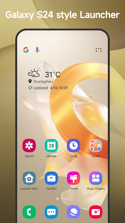 Cool S24 Launcher Galaxy OneUI Mod スクリーンショット 0