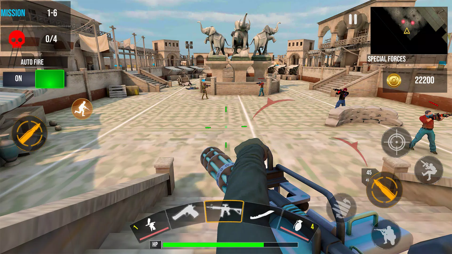 FPS Comando Huelga 3D Captura de pantalla 3
