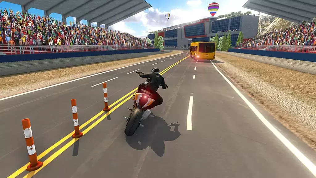 Bike VS Bus Racing Games 螢幕截圖 2