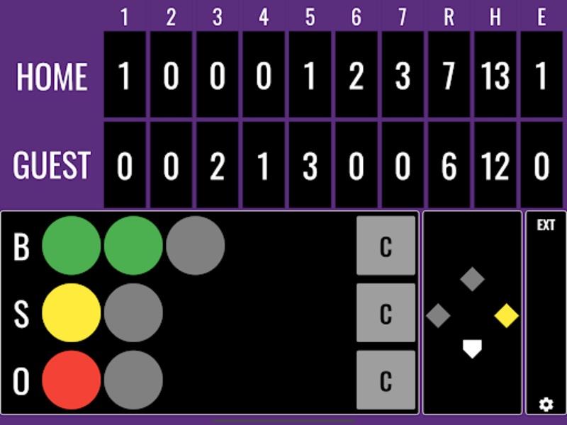 Softball Score 스크린샷 0