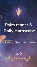 Palm Reader & Zodiac Horoscope 螢幕截圖 1