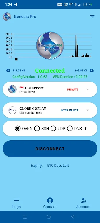 Genesis VPN Pro Capture d'écran 2