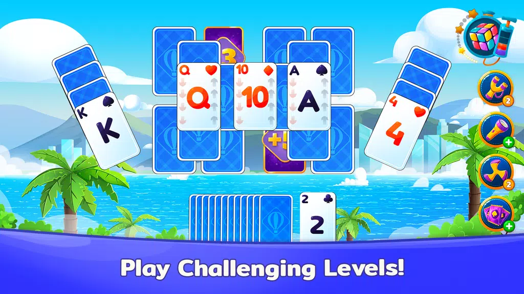 SoliTown – Solitaire Tripeaks 螢幕截圖 3