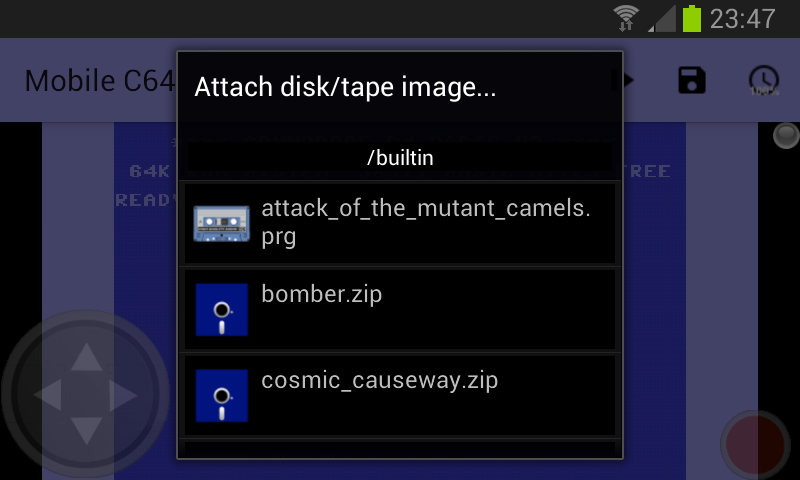 Mobile C64 Mod স্ক্রিনশট 1