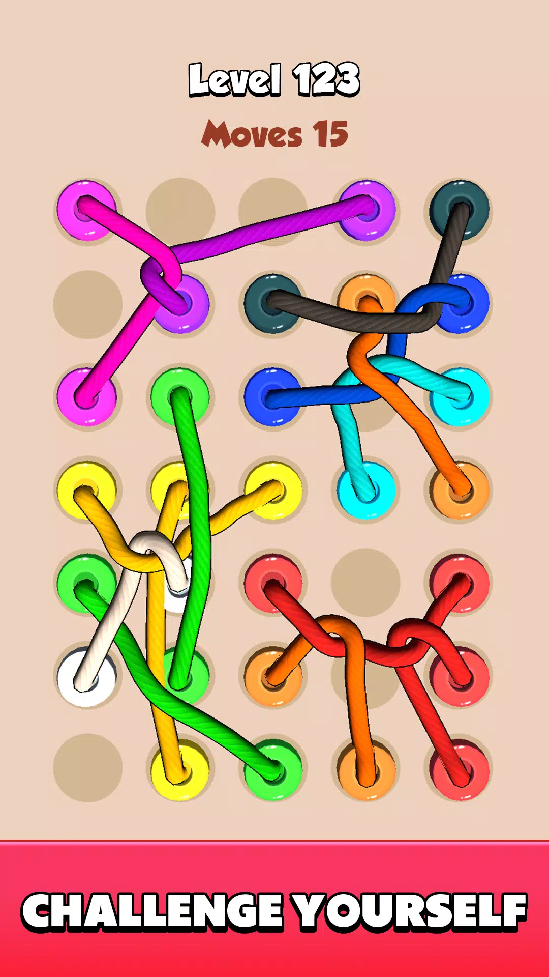 Color Tangled Rope 3D 螢幕截圖 3