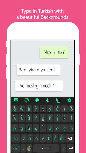 Turkish Language Keyboard应用截图第1张