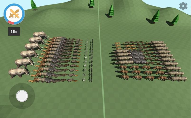 Animal Epic Battle Simulator 螢幕截圖 1