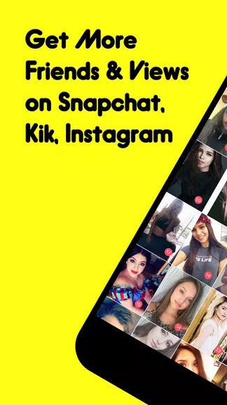 Schermata Get Friends for Snapchat & Kik, Usernames for Snap 0