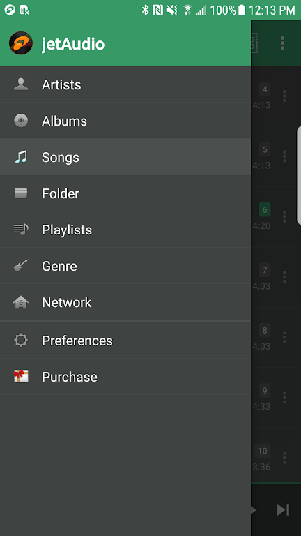 jetAudio+ Hi-Res Music Player Captura de tela 1