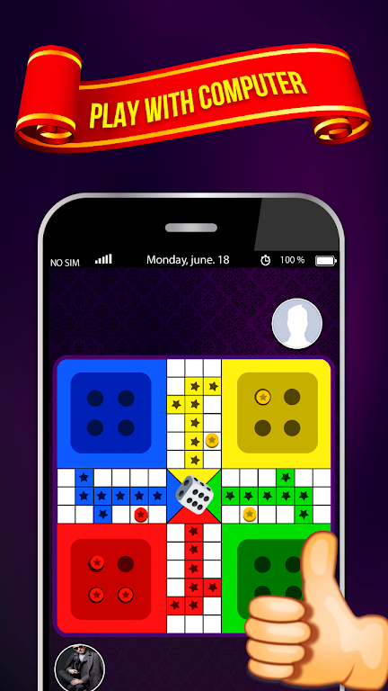 Classic Ludo Game Tangkapan skrin 2