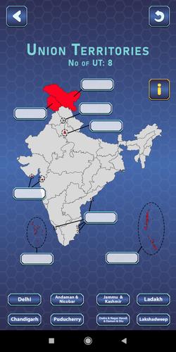 India Mapper-(India Map Game) Ảnh chụp màn hình 2