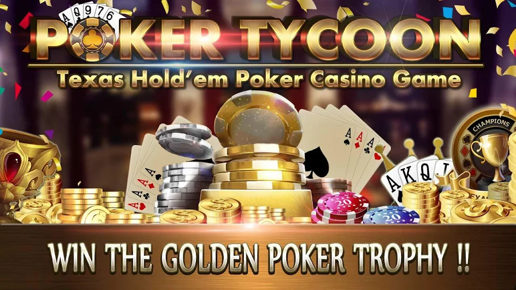 Poker Tycoon - Texas Hold'em Poker Casino Game Captura de tela 0