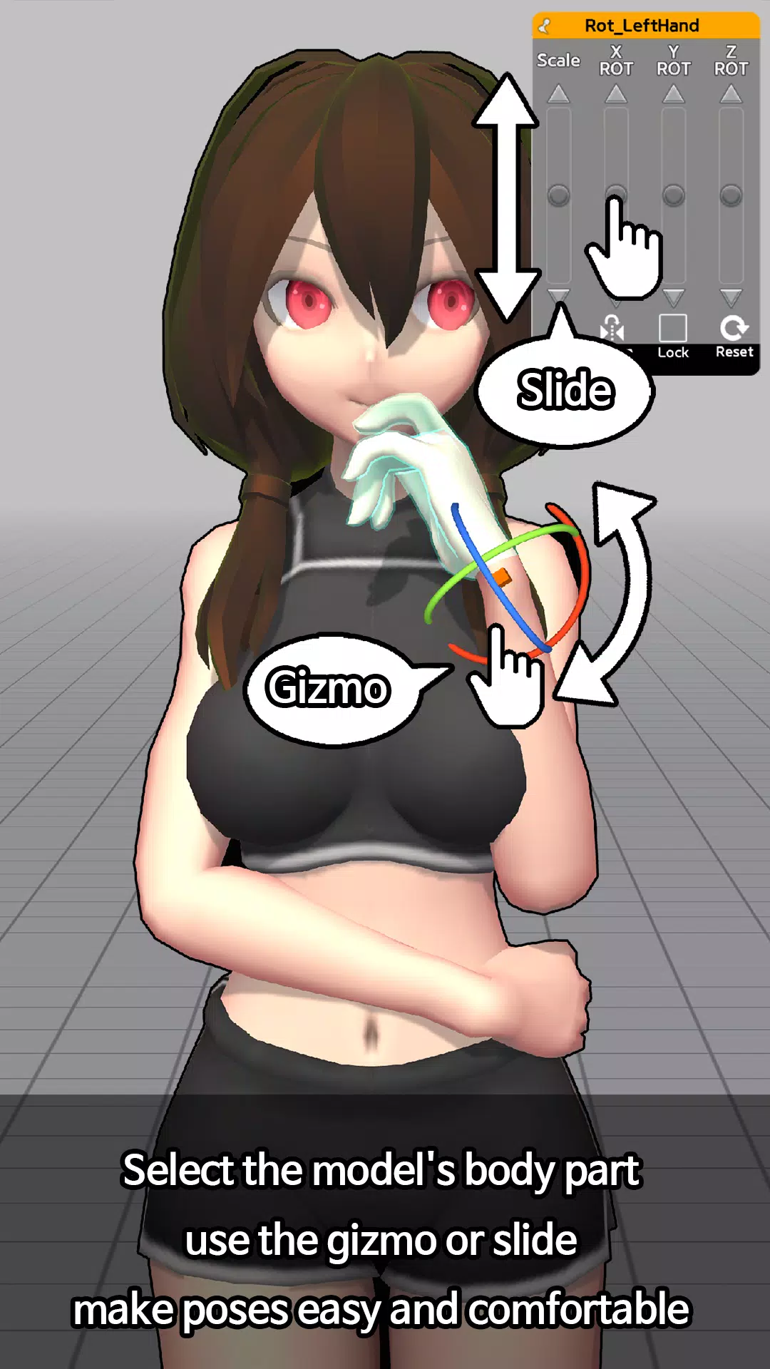 Easy Pose - 3D pose making app Schermafbeelding 0