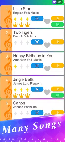 Rhythm Tiles 3:PvP Piano Games Schermafbeelding 1