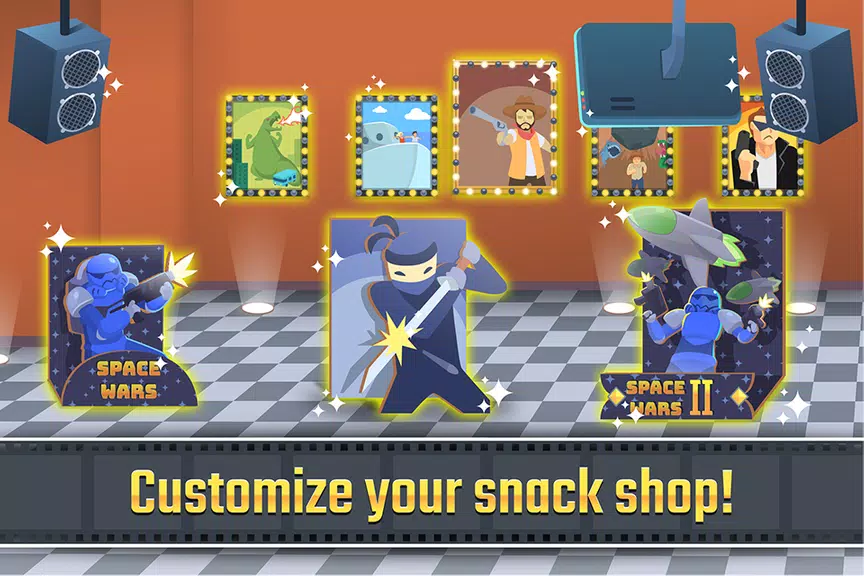 My Cine Treats Shop: Food Game Captura de tela 1